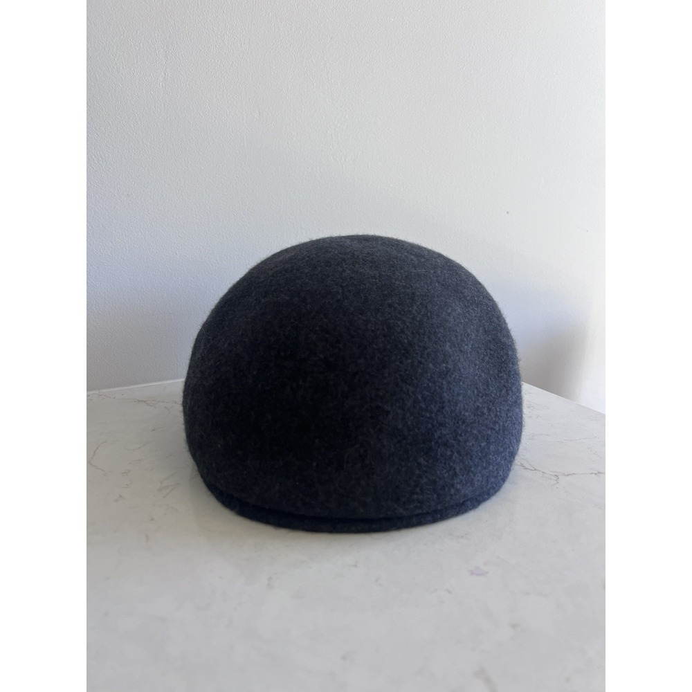 Mens Gray Newsboy Cabbie Hat 100% Wool Preppy Golf One Size - Picture 2 of 6